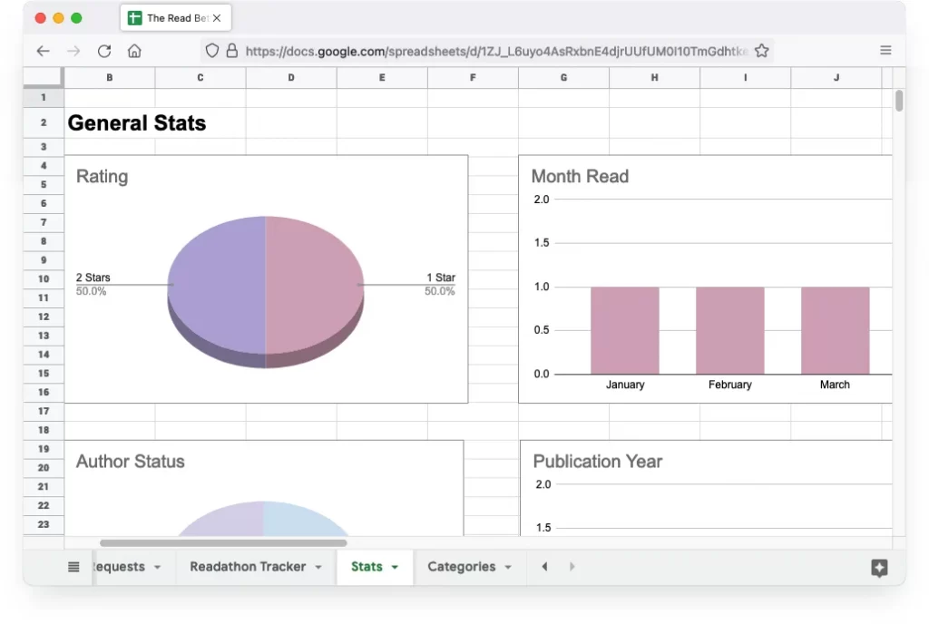 The Read Better Reading Tracker Template