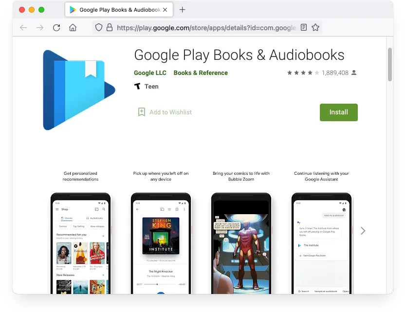 Google Play Books App