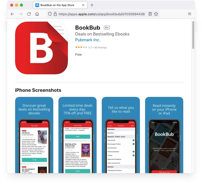 BookBub App